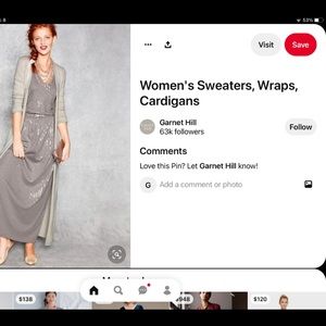 Garnet HIll 100% cashmere duster